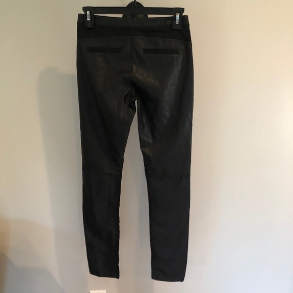 Blank NYC black Skinny faux leather girls pants size 14 - Picture 4 of 12